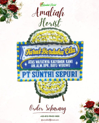 Papan Bunga Duka di Miri Manasa