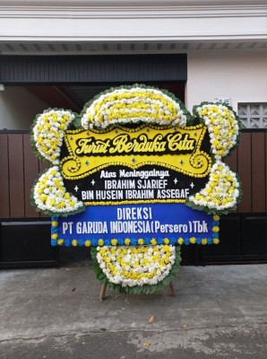 Papan Bunga Duka di Miri Manasa