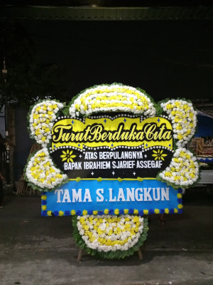 Papan Bunga Duka di Miri Manasa
