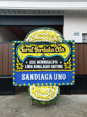 Papan Bunga Duka di Miri Manasa
